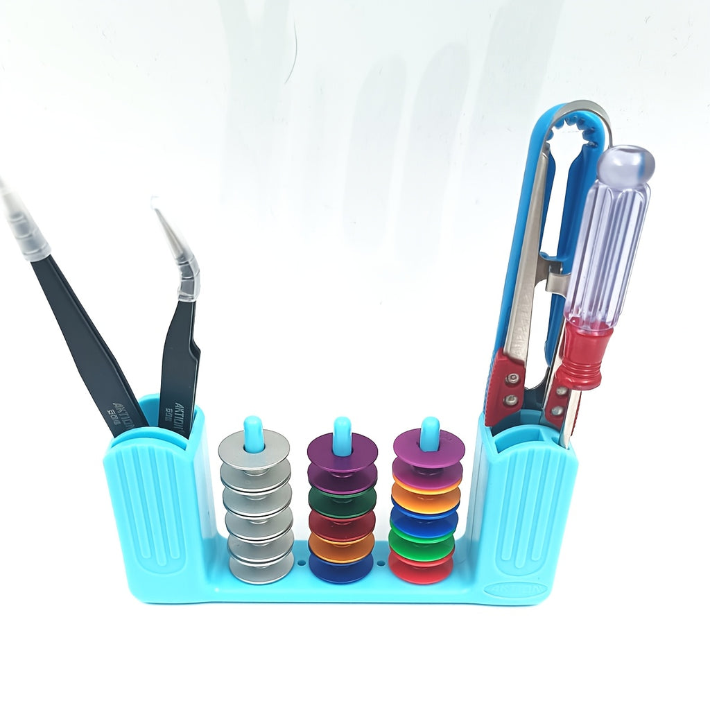 magnetic 3 spool Organizer Rack bobbin holder