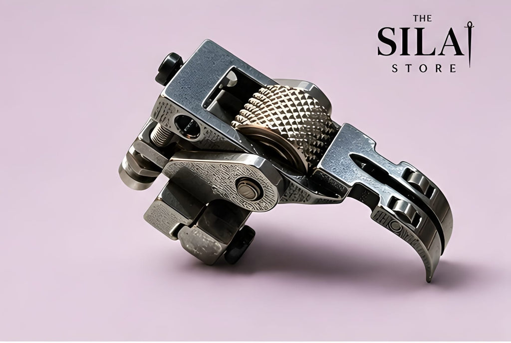 T3 Diamond Roller Pressure Foot | 3-in-1 Adjustable Roller Presser Foot for Industrial Sewing Machine