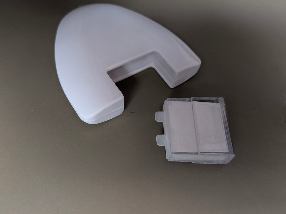 white chalk u shape wheel