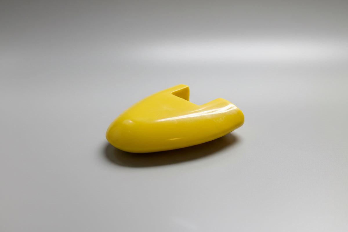 yellow wheel triangular chalk