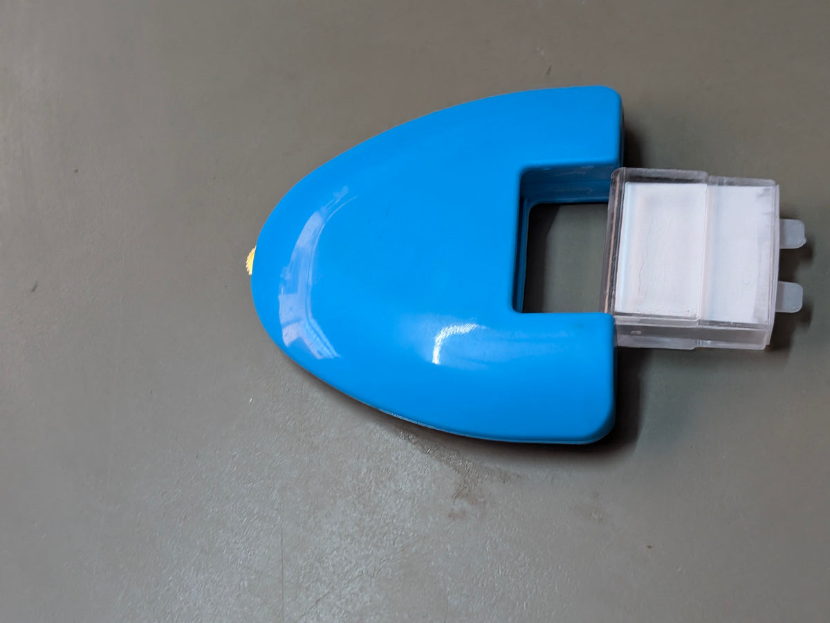 Blue wheel chalk