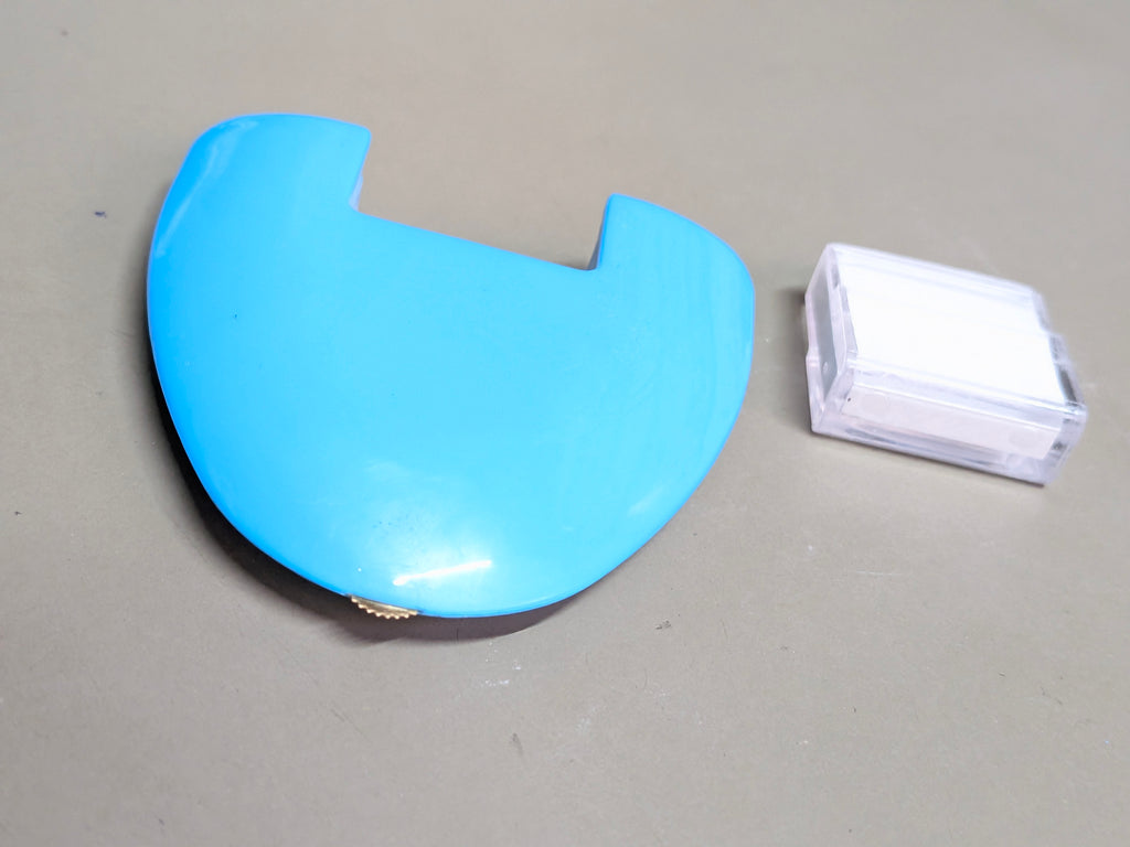 Blue wheel chalk