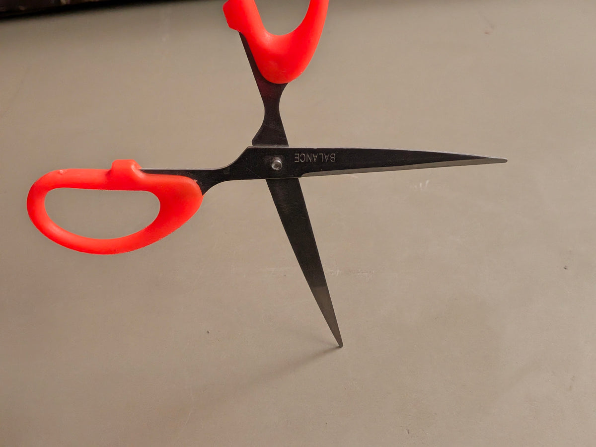 model002 scissor red for craft , school, office