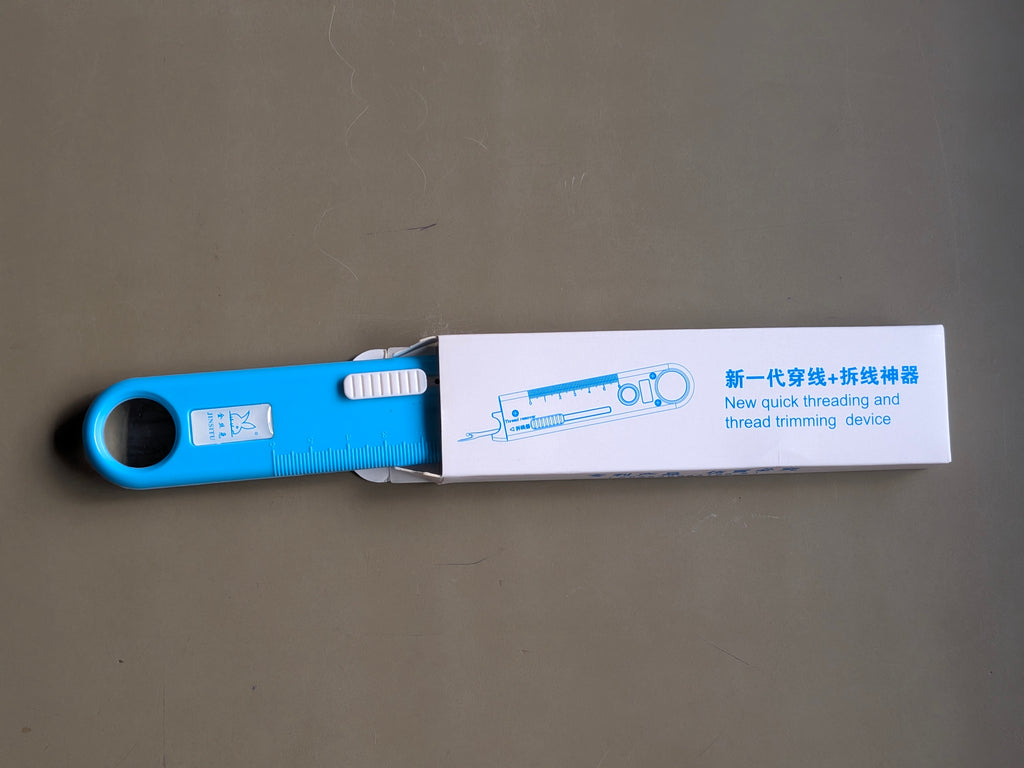 QUEED 2-in-1 Needle Threader with Seam Ripper Tool for Sewing Machine & Hand Needles