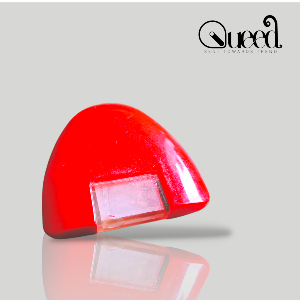 Triangular Chalk Wheel Fabric red
