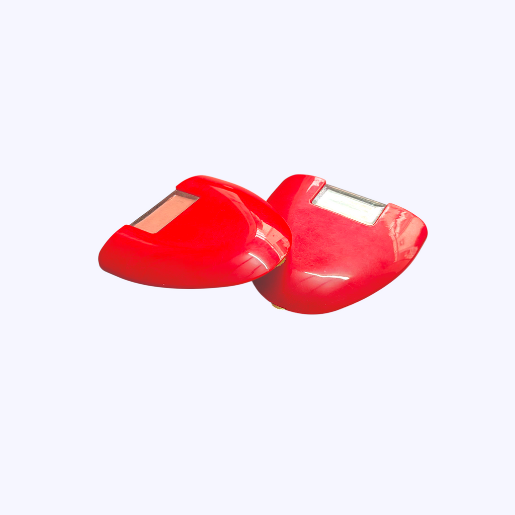 Triangular Chalk Wheel Fabric red