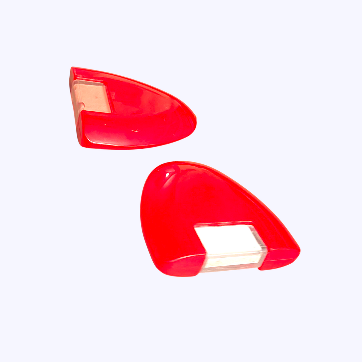 Triangular Chalk Wheel Fabric red