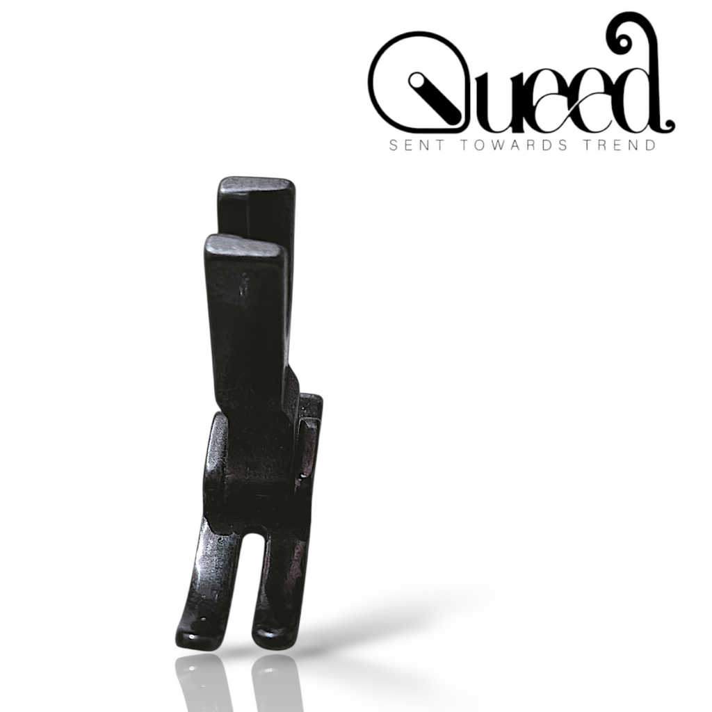 QUEED P351 Black Plated Roller Presser Foot for Industrial Sewing Machines