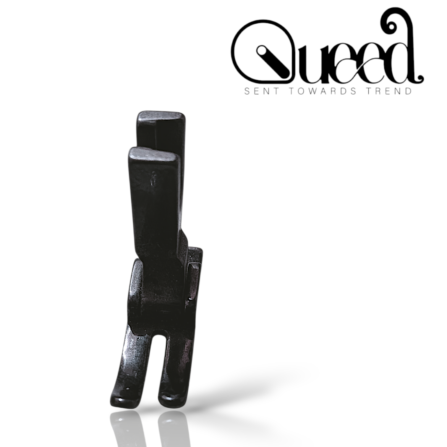 QUEED P351 Black Plated Roller Presser Foot for Industrial Sewing Machines