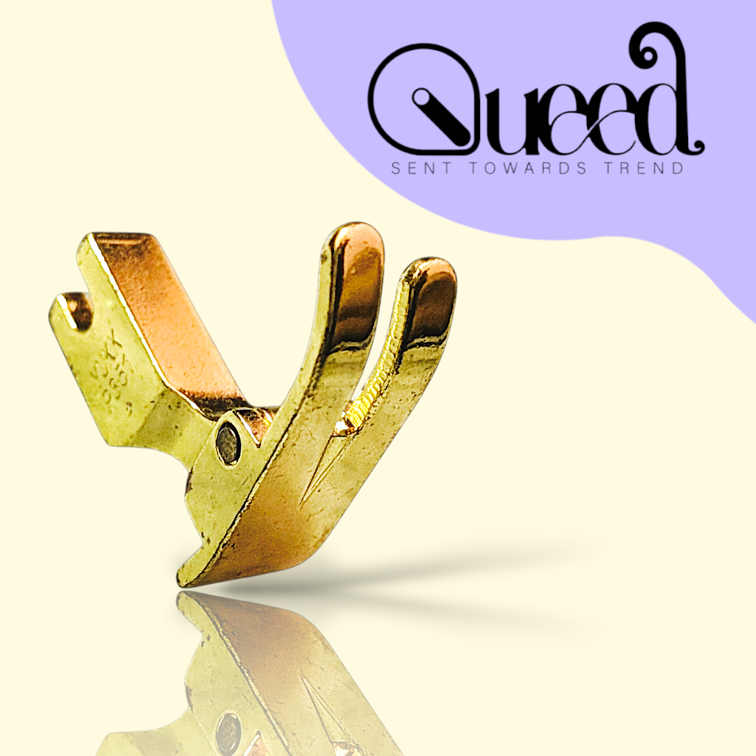 p351 zig zag pressure foot gold plated