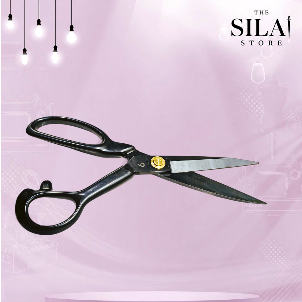 9inch stainless steel black scissor