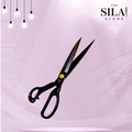 QUEED 12 INCH TAILOR SCISSOR IN BLACK