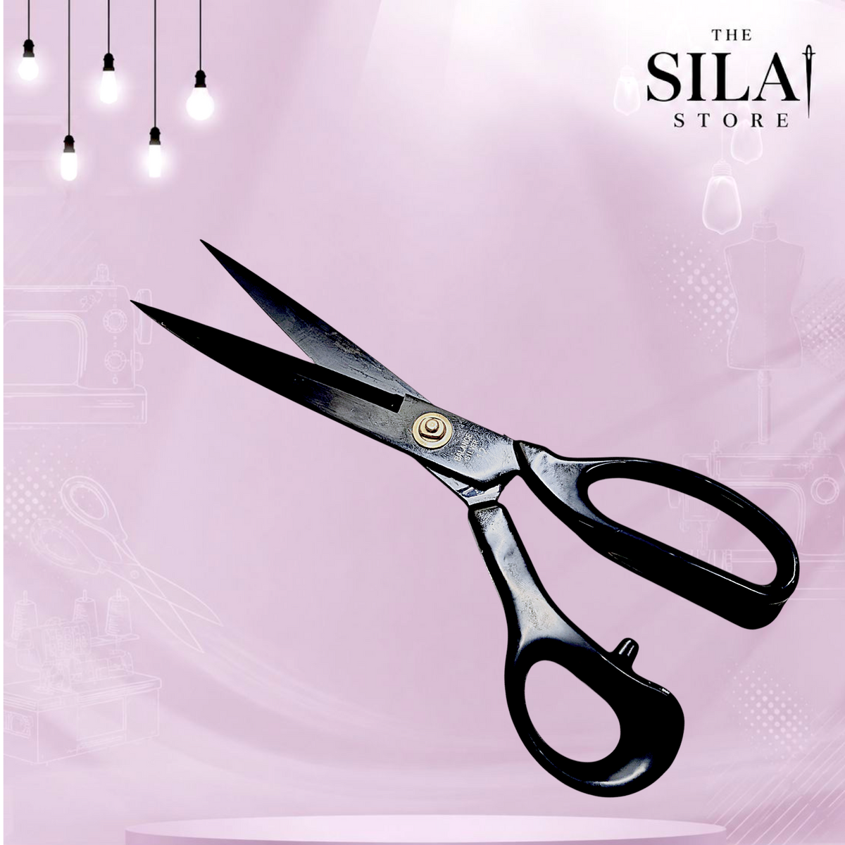 QUEED 12 INCH BLACK SCISSORS