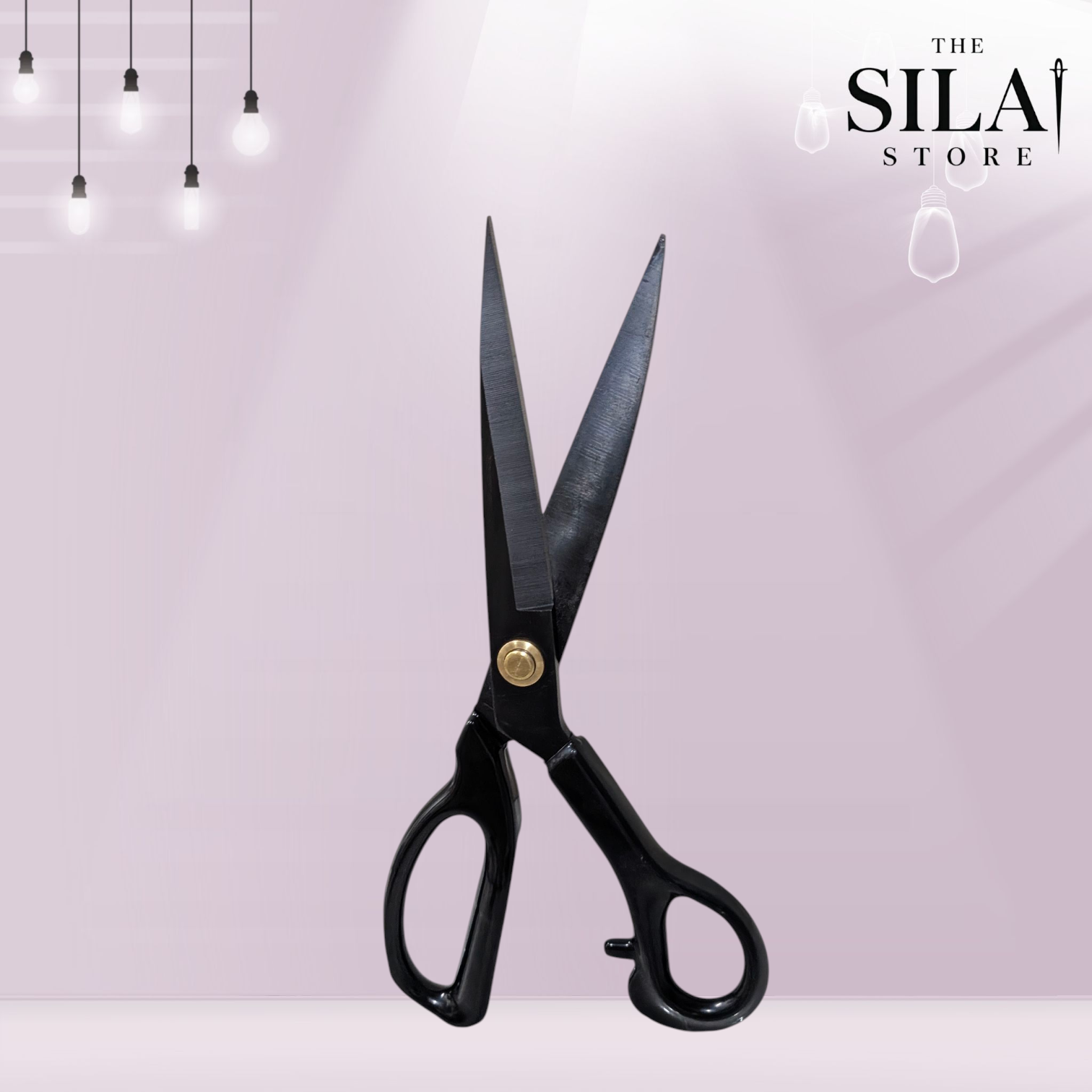 QUEED TAILOR SCISSOR FOR FABRIC CUTTING WITH BLACK HANDLE