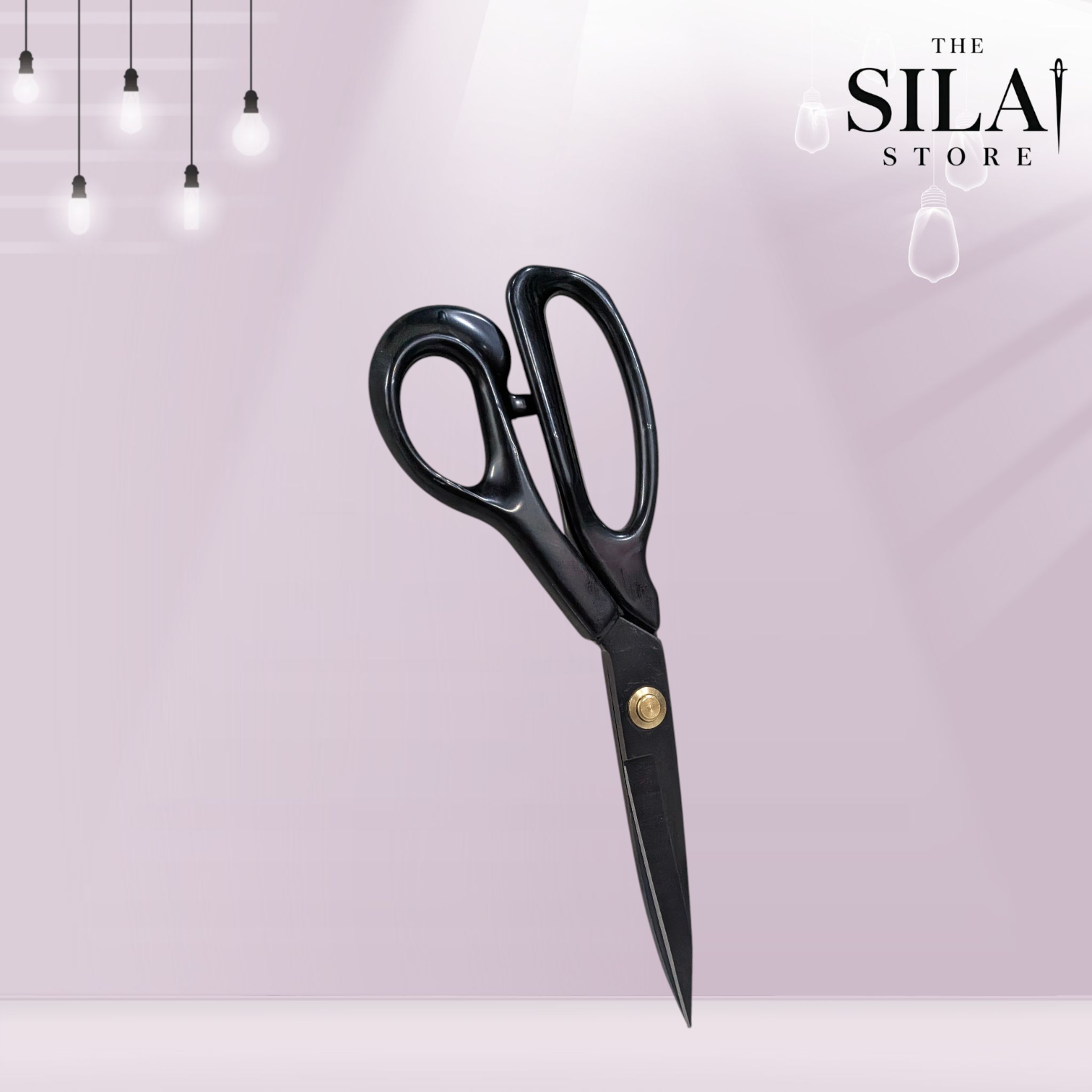 QUEED TAILOR SCISSOR FOR FABRIC CUTTING WITH BLACK HANDLE
