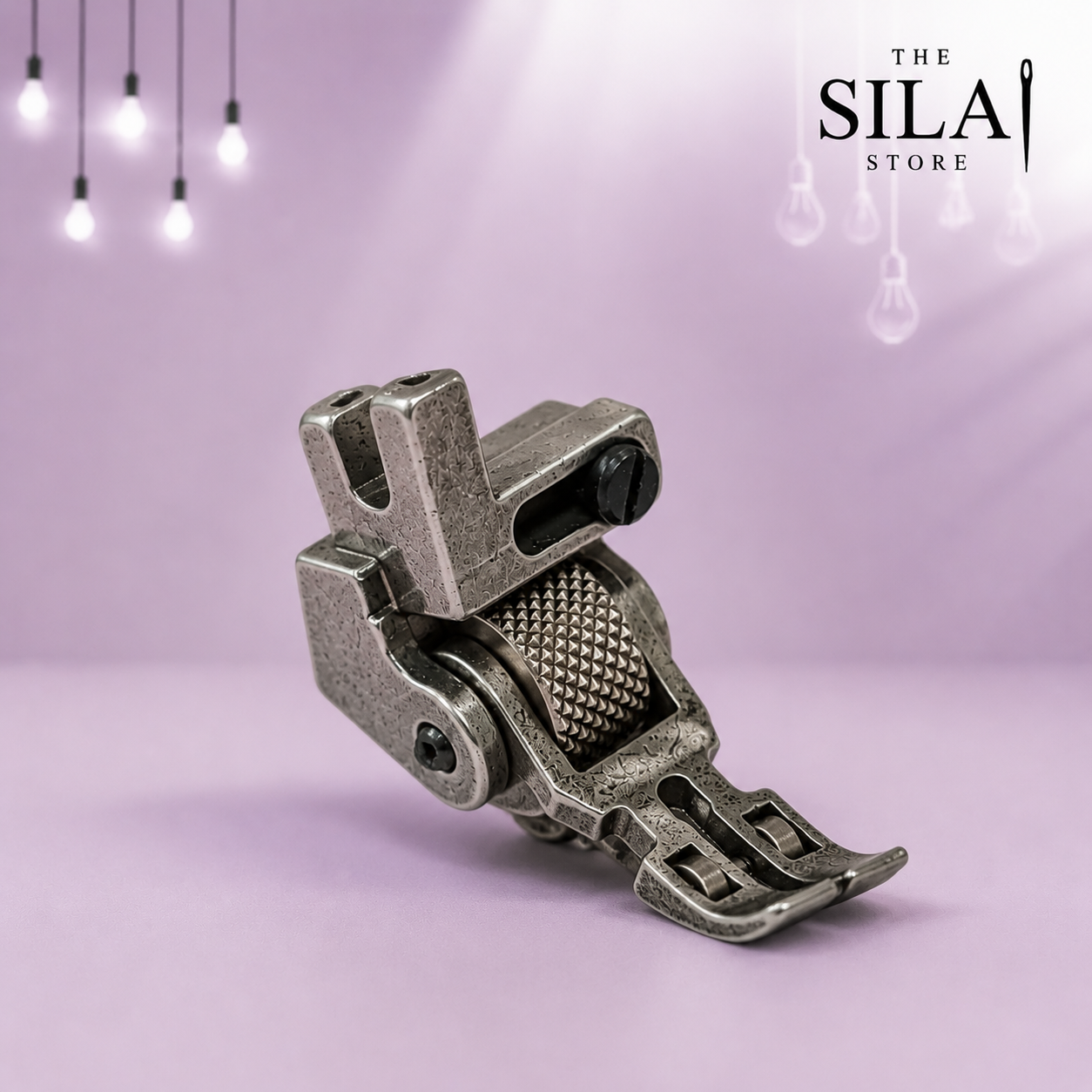 T3 Diamond Roller Pressure Foot for Industrial Sewing Machine | High Shank Roller Presser Foot