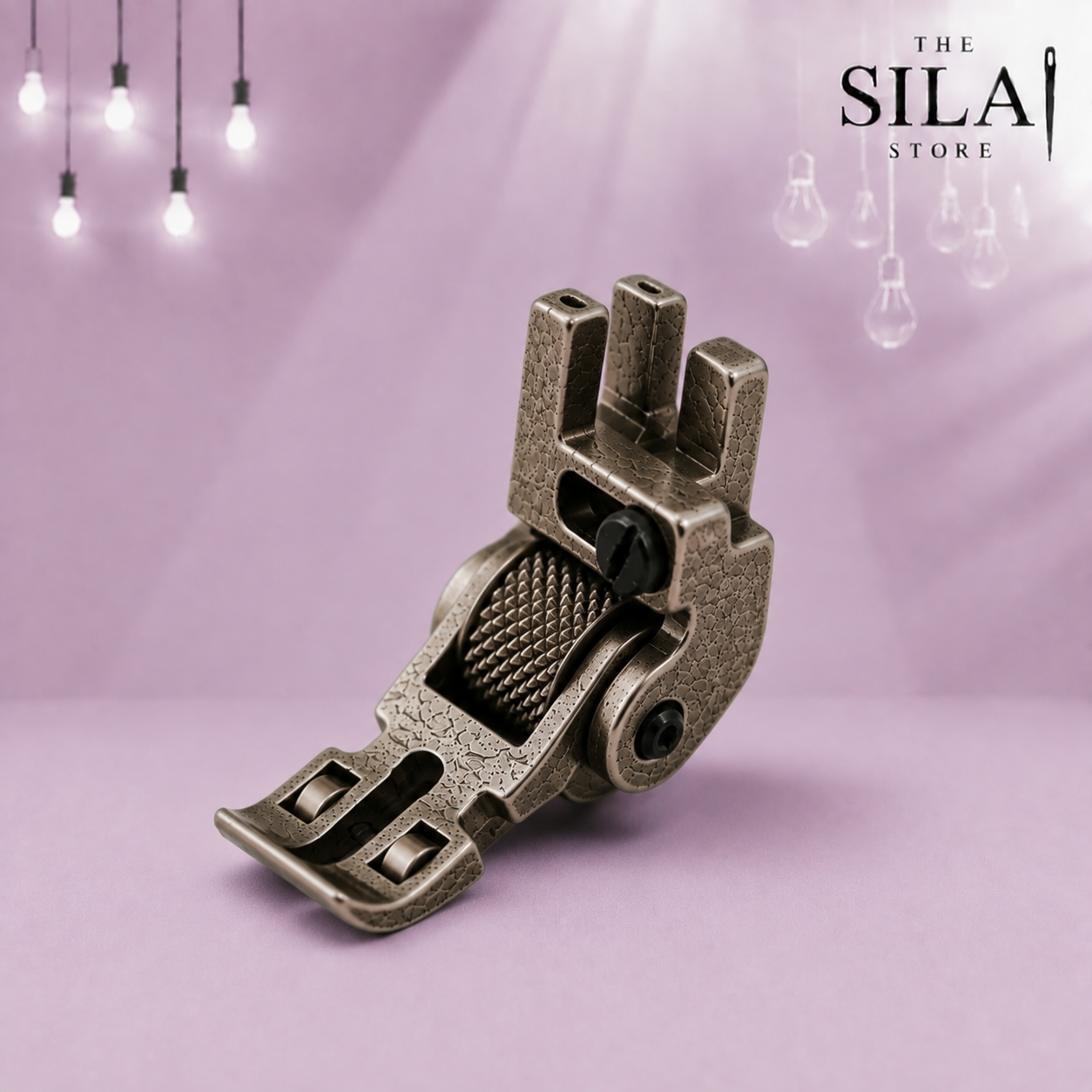 T3 Diamond Roller Pressure Foot for Industrial Sewing Machine | High Shank Roller Presser Foot